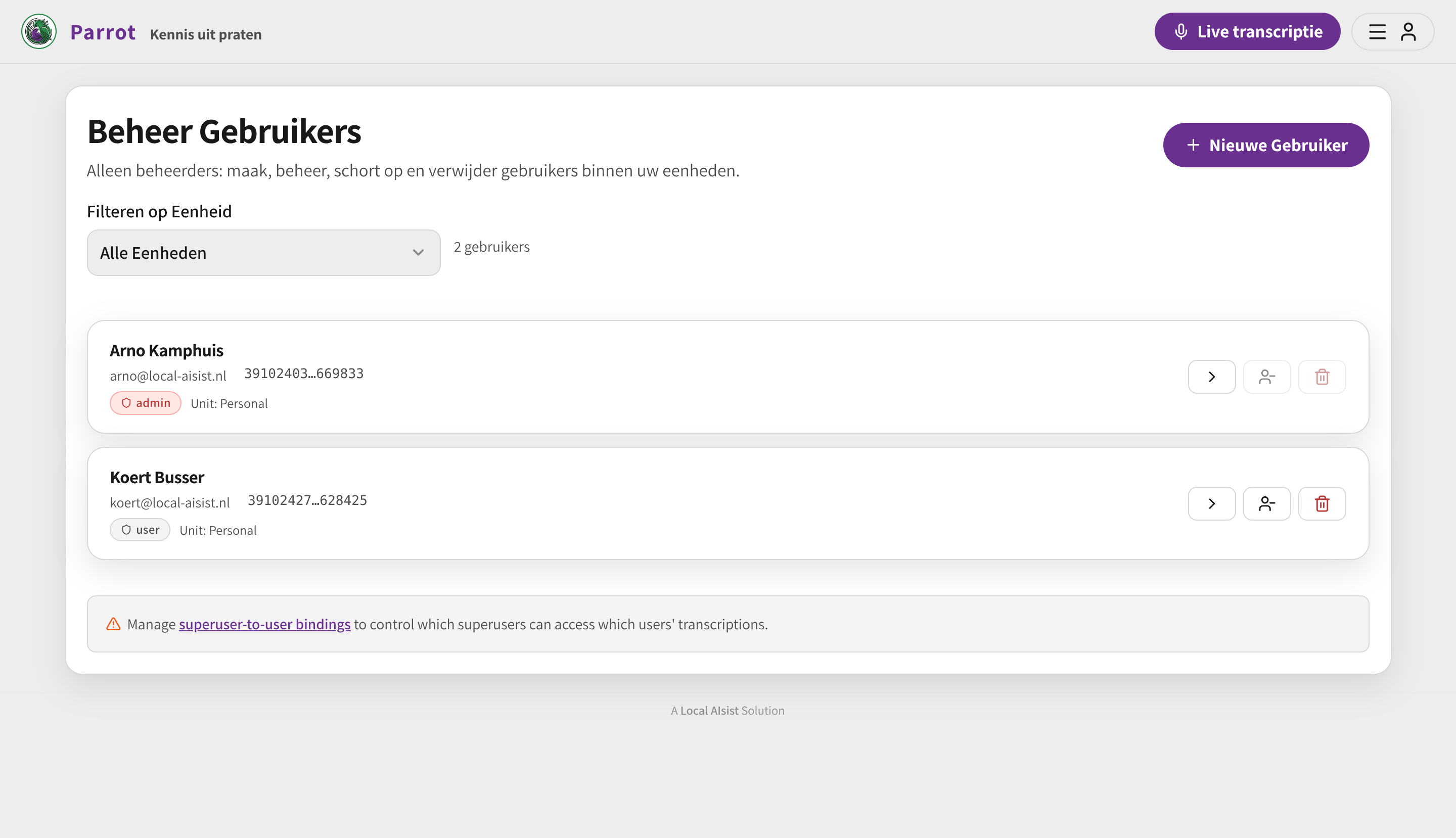 Security Dashboard